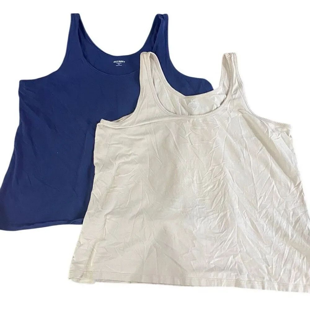 Old Navy XXL first-layer tank bundle blue tan